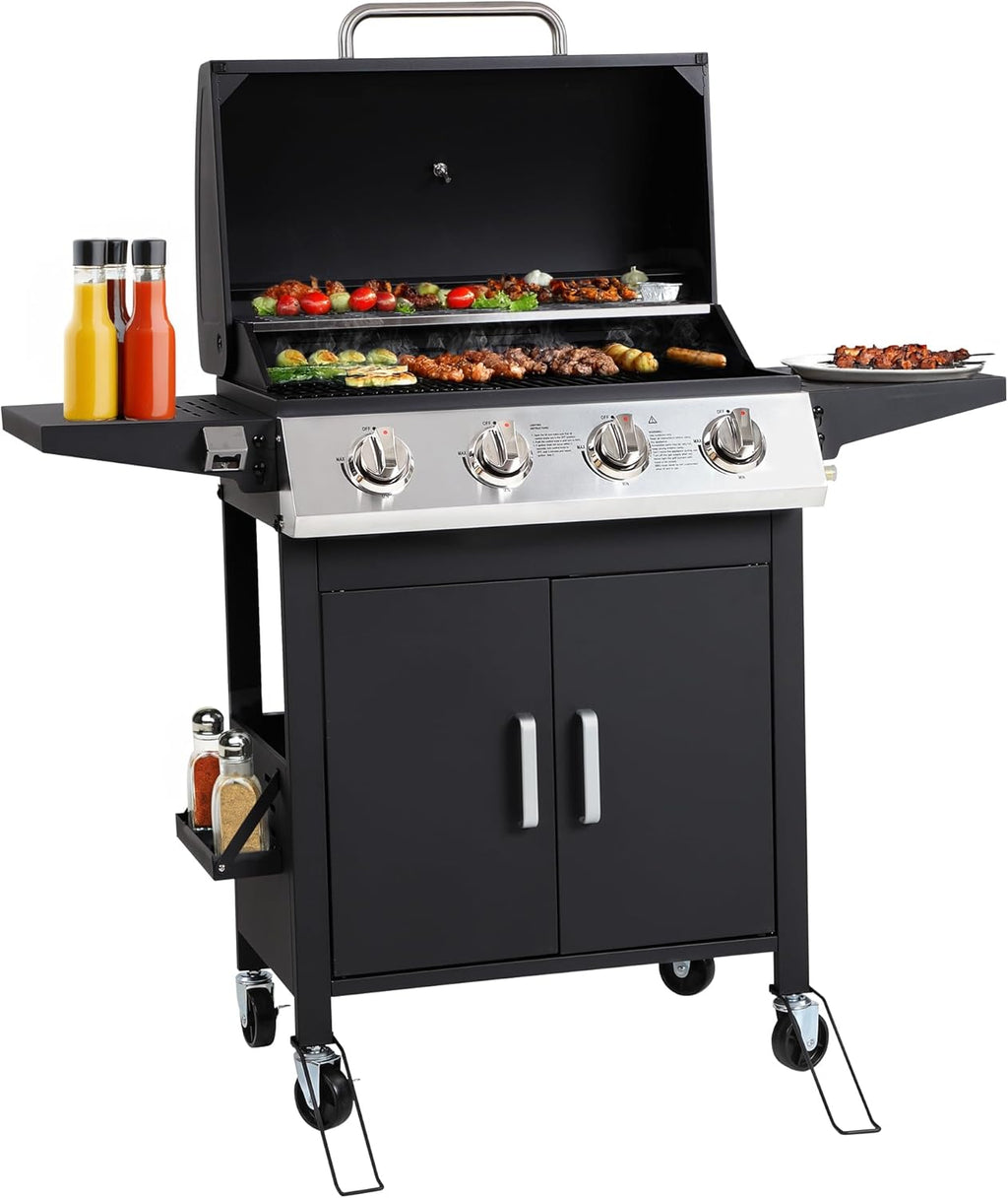 4-Burner Propane Gas Grill